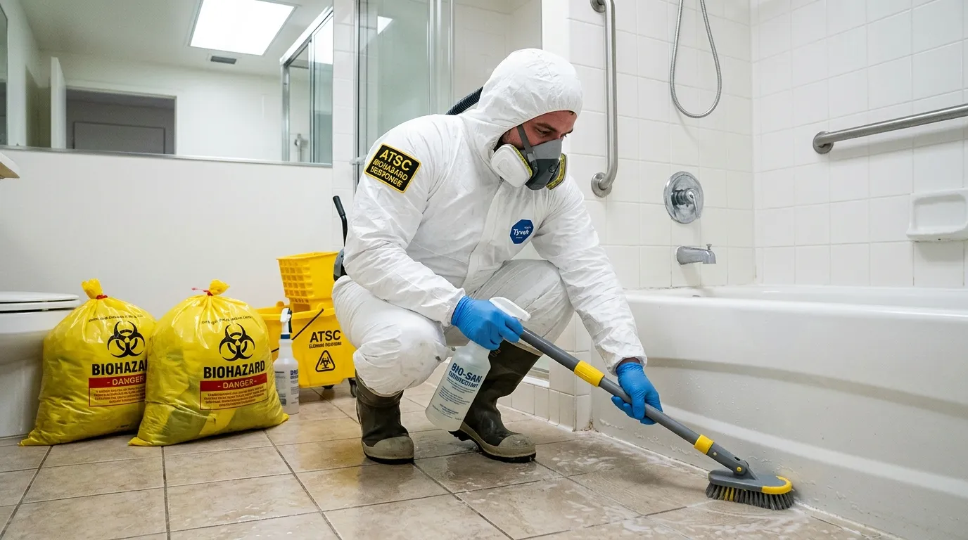 Decontamination equipment deployed for Blood Cleanup in Clairton